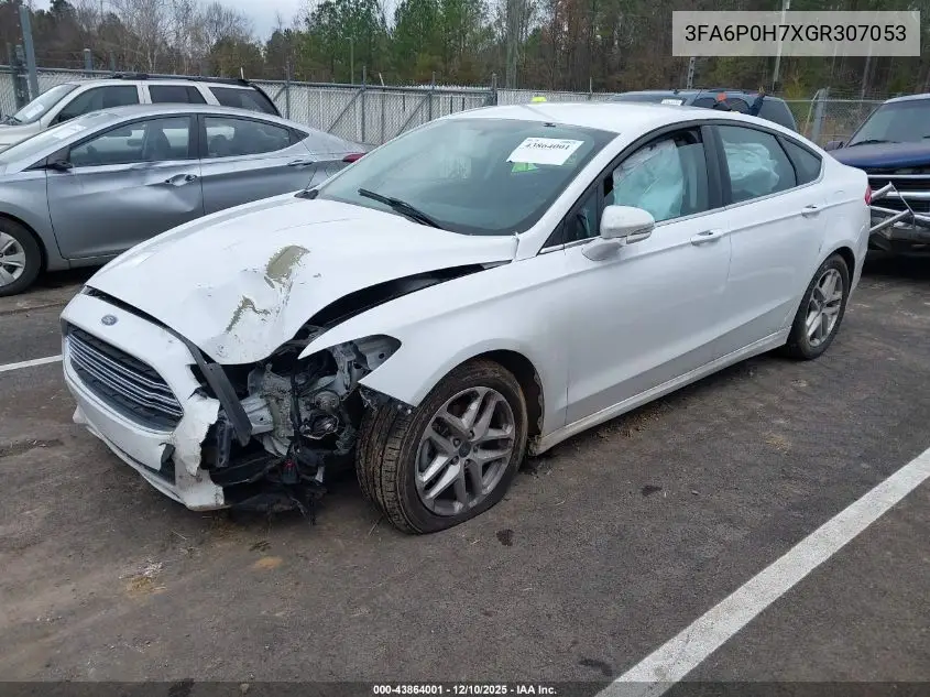 3FA6P0H7XGR307053 2016 Ford Fusion Se