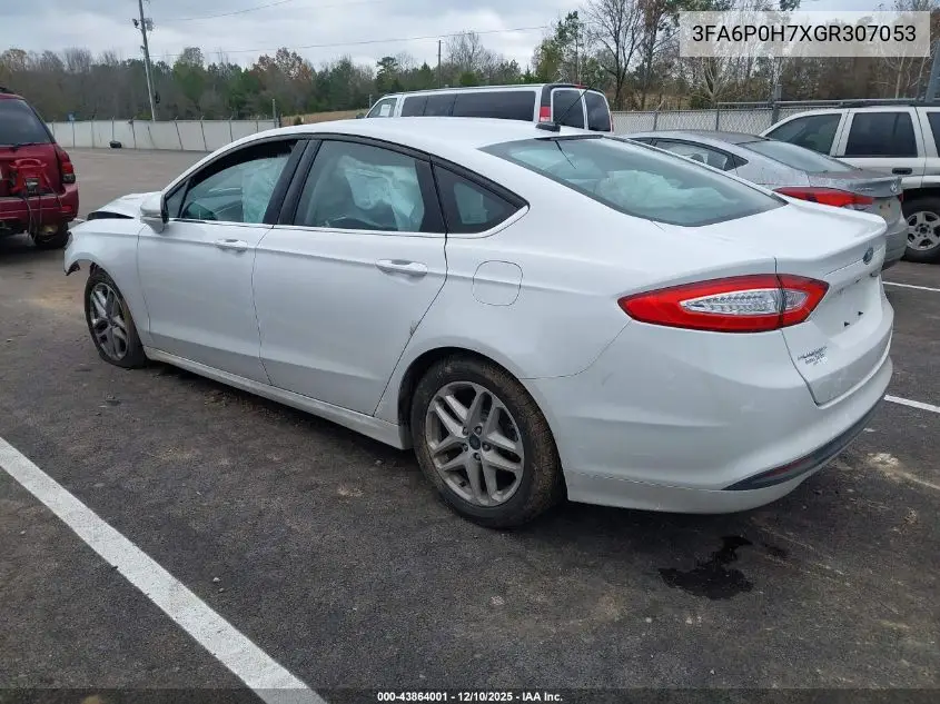 3FA6P0H7XGR307053 2016 Ford Fusion Se