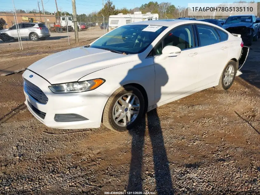 1FA6P0H78G5135110 2016 Ford Fusion Se