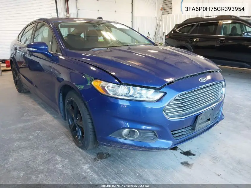 3FA6P0H75GR393954 2016 Ford Fusion Se