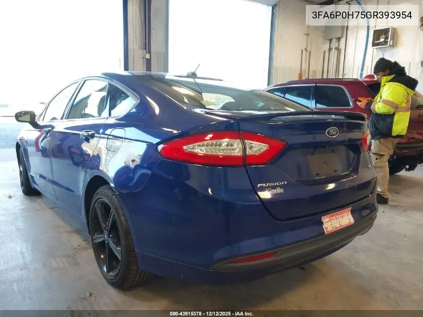 3FA6P0H75GR393954 2016 Ford Fusion Se