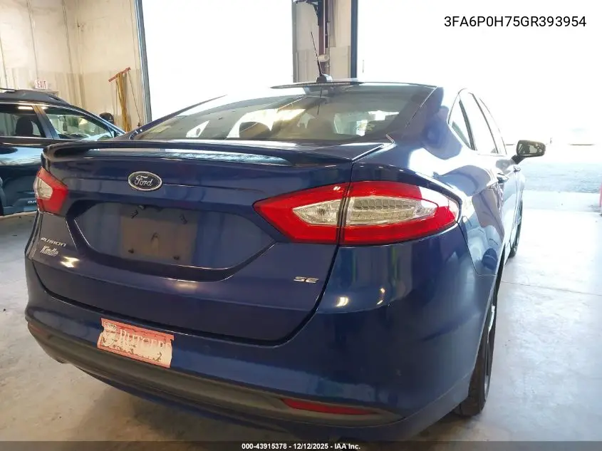 3FA6P0H75GR393954 2016 Ford Fusion Se