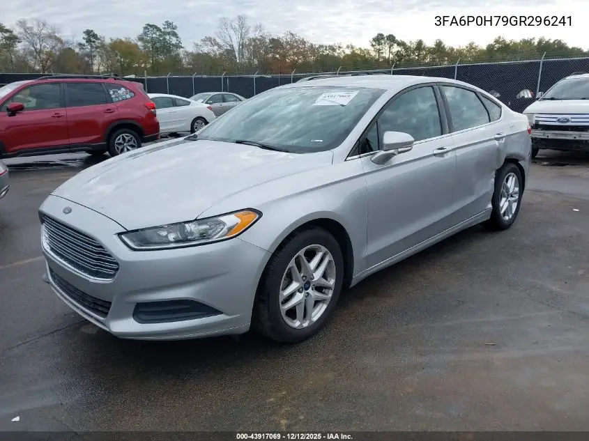3FA6P0H79GR296241 2016 Ford Fusion Se