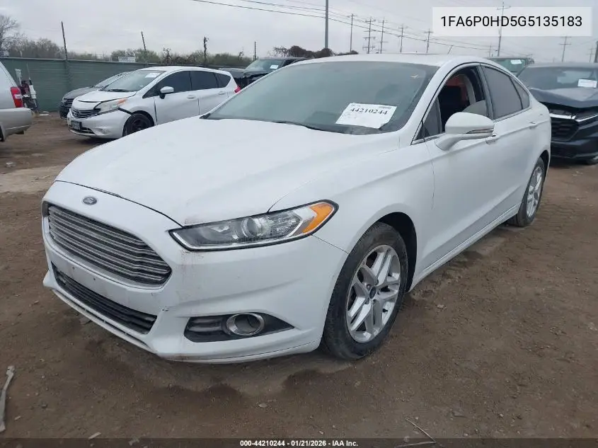 1FA6P0HD5G5135183 2016 Ford Fusion Se