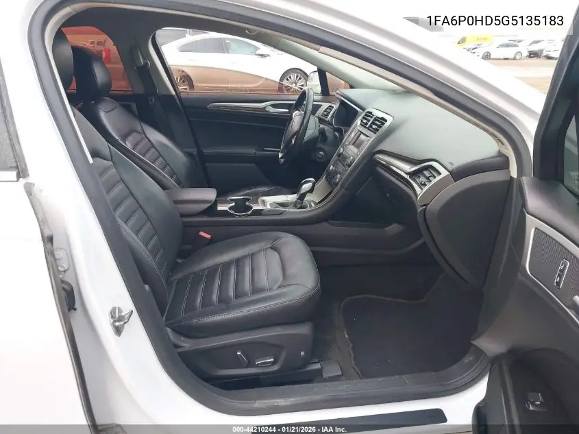 1FA6P0HD5G5135183 2016 Ford Fusion Se