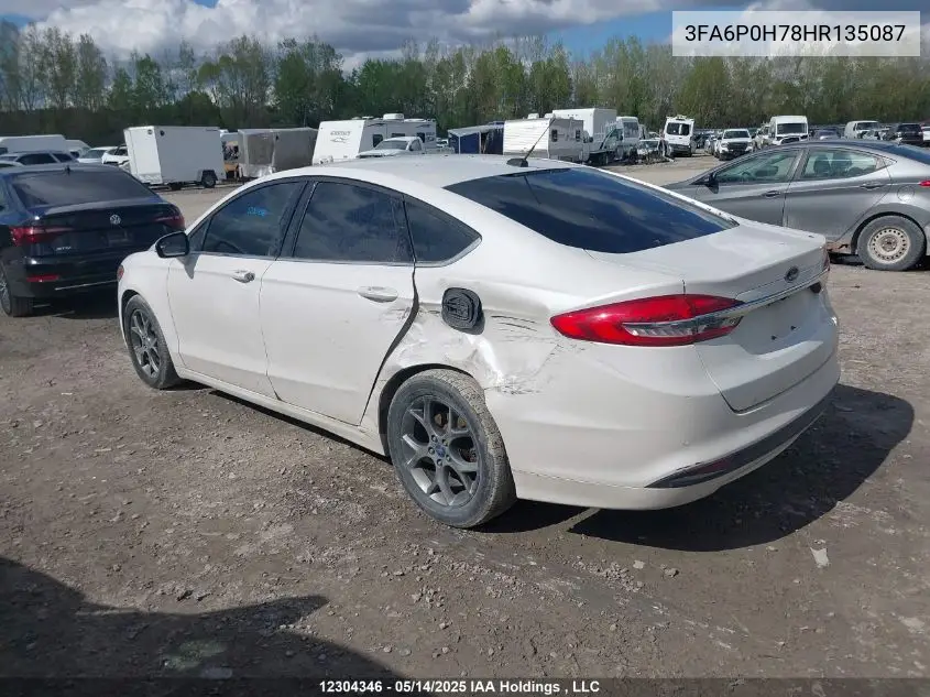 3FA6P0H78HR135087 2017 Ford Fusion Se
