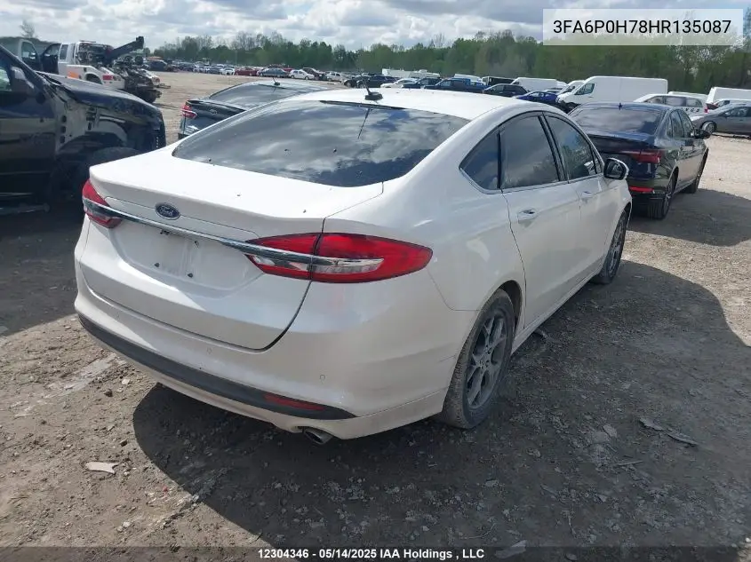 3FA6P0H78HR135087 2017 Ford Fusion Se