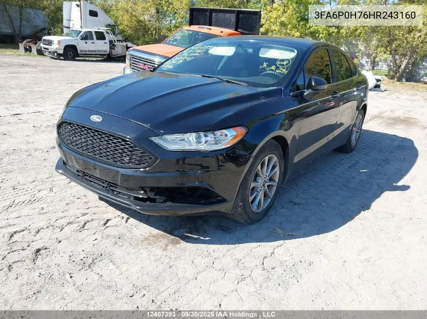3FA6P0H76HR243160 2017 Ford Fusion Se