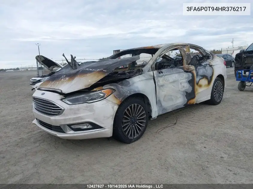 3FA6P0T94HR376217 2017 Ford Fusion Se