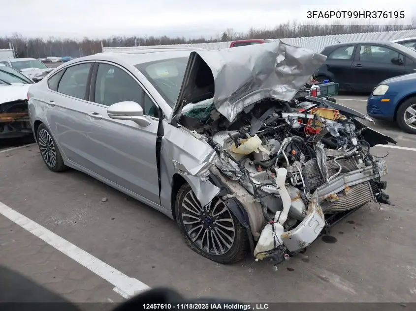 3FA6P0T99HR376195 2017 Ford Fusion Se