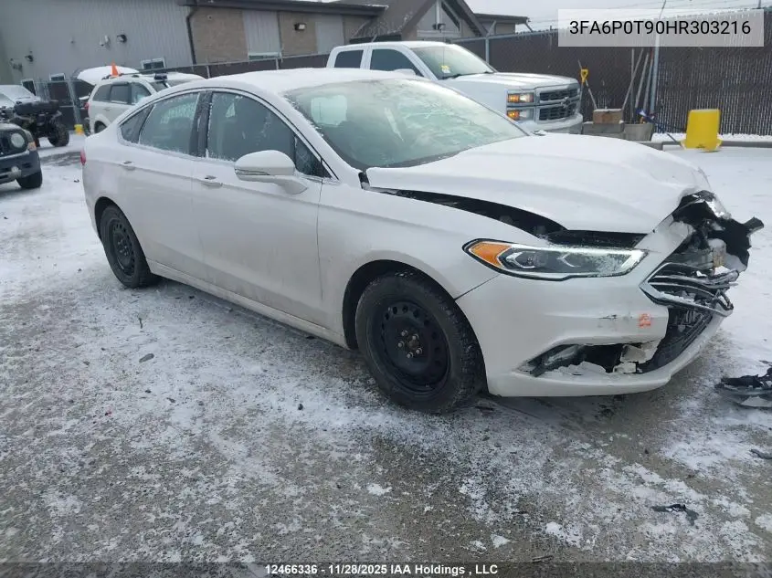 3FA6P0T90HR303216 2017 Ford Fusion Se