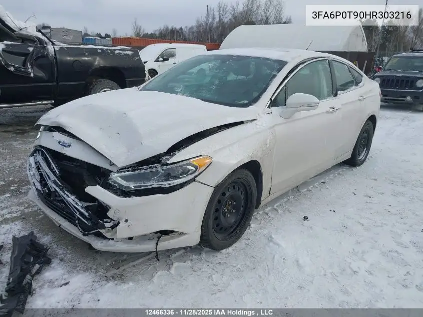 3FA6P0T90HR303216 2017 Ford Fusion Se