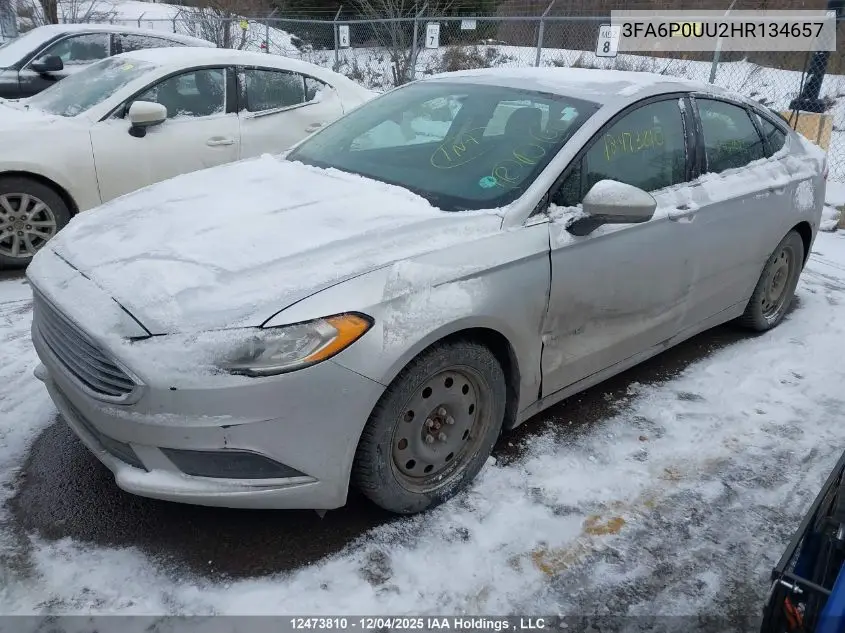 3FA6P0UU2HR134657 2017 Ford Fusion Hybrid Hybrid