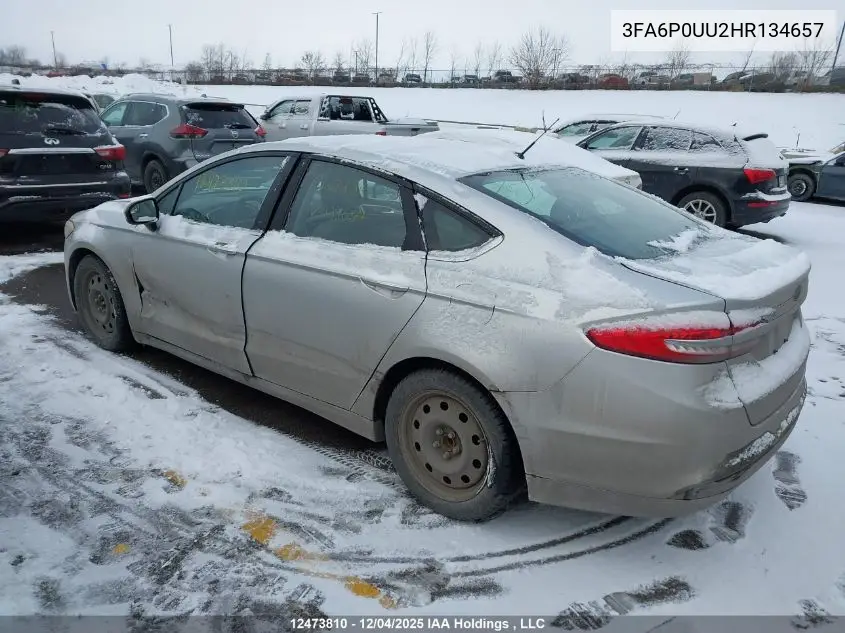 3FA6P0UU2HR134657 2017 Ford Fusion Hybrid Hybrid