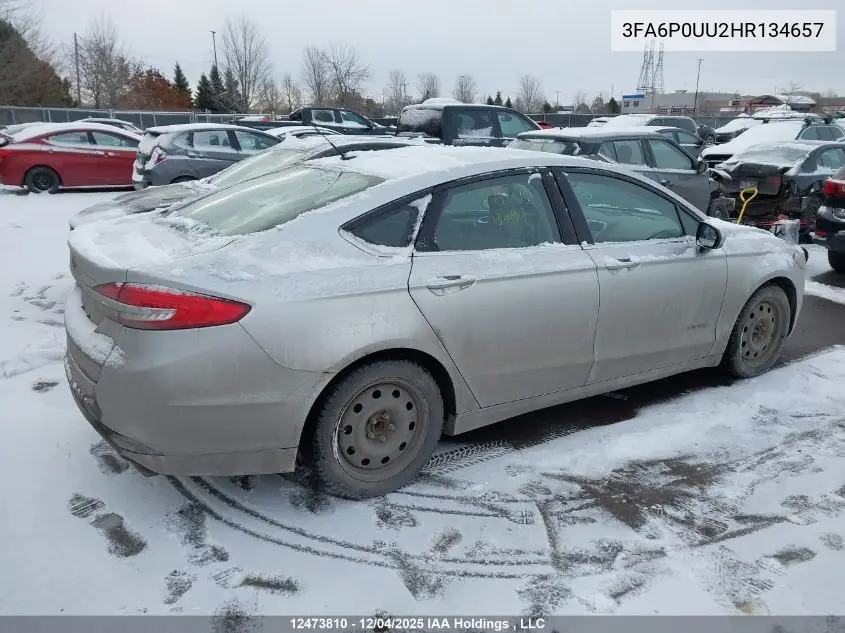 3FA6P0UU2HR134657 2017 Ford Fusion Hybrid Hybrid