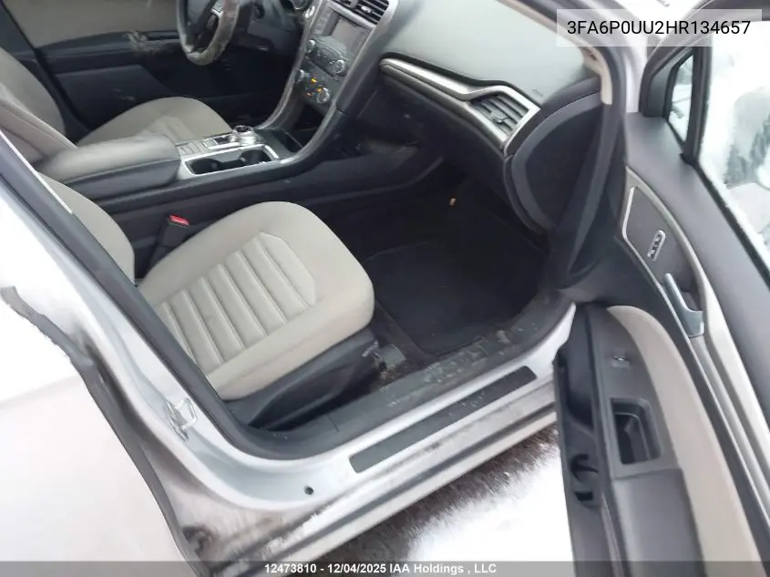 3FA6P0UU2HR134657 2017 Ford Fusion Hybrid Hybrid