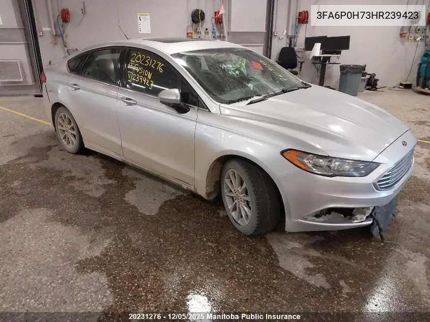 3FA6P0H73HR239423 2017 Ford Fusion S