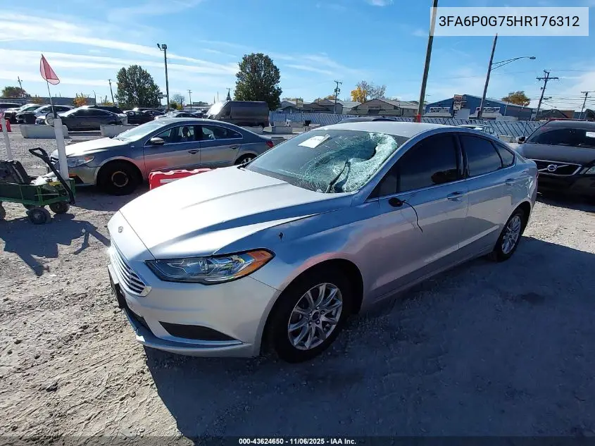 3FA6P0G75HR176312 2017 Ford Fusion S