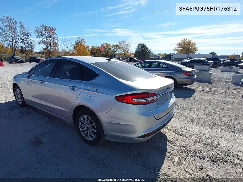 3FA6P0G75HR176312 2017 Ford Fusion S