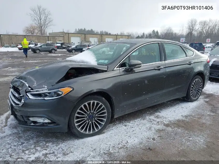 3FA6P0T93HR101406 2017 Ford Fusion Se
