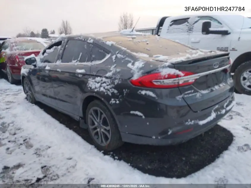 3FA6P0HD1HR247784 2017 Ford Fusion Se