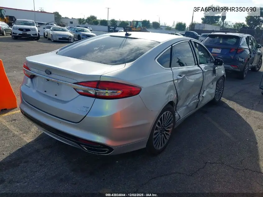 3FA6P0H99HR350690 2017 Ford Fusion Se
