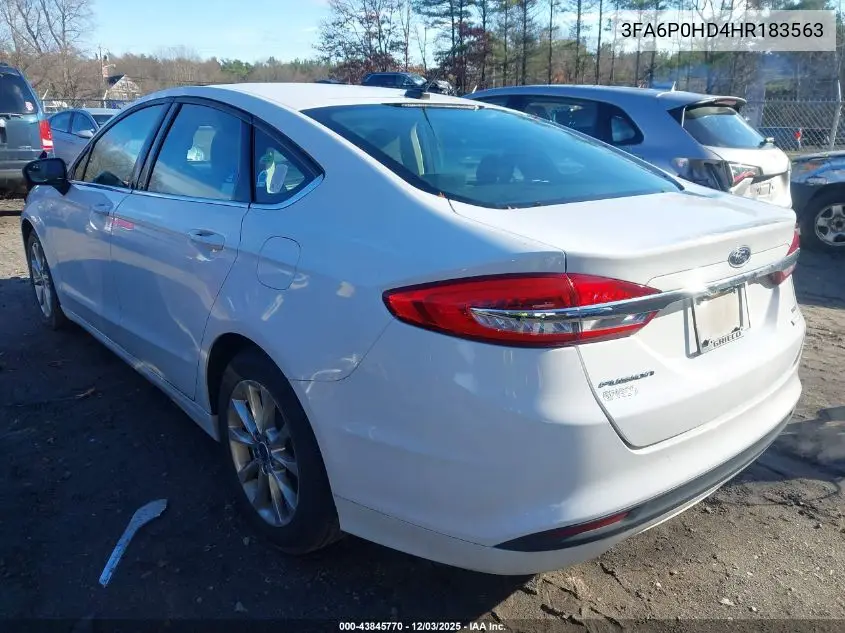 3FA6P0HD4HR183563 2017 Ford Fusion Se