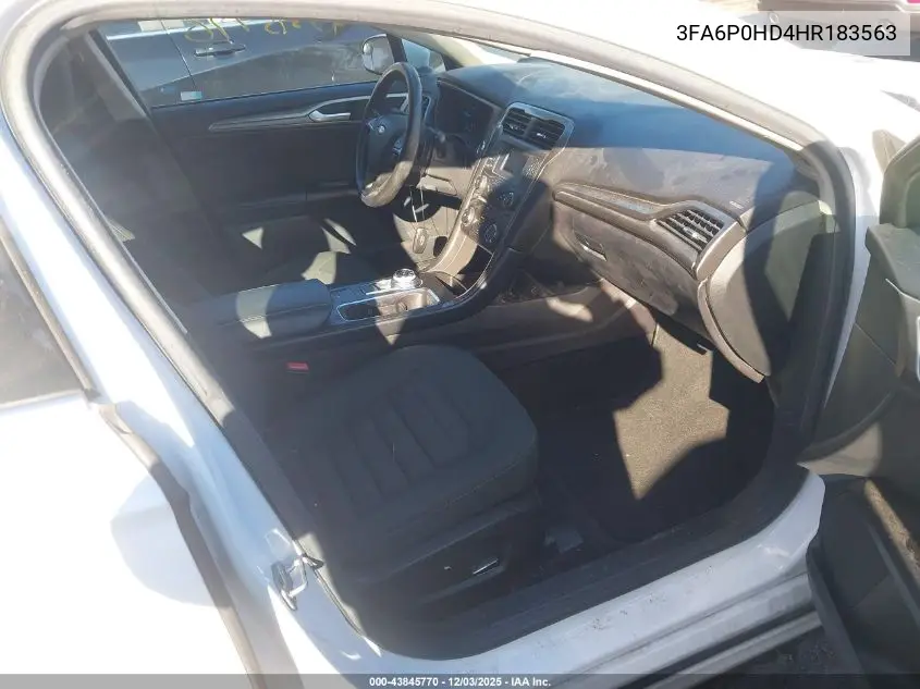 3FA6P0HD4HR183563 2017 Ford Fusion Se