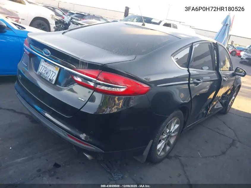 3FA6P0H72HR180526 2017 Ford Fusion Se