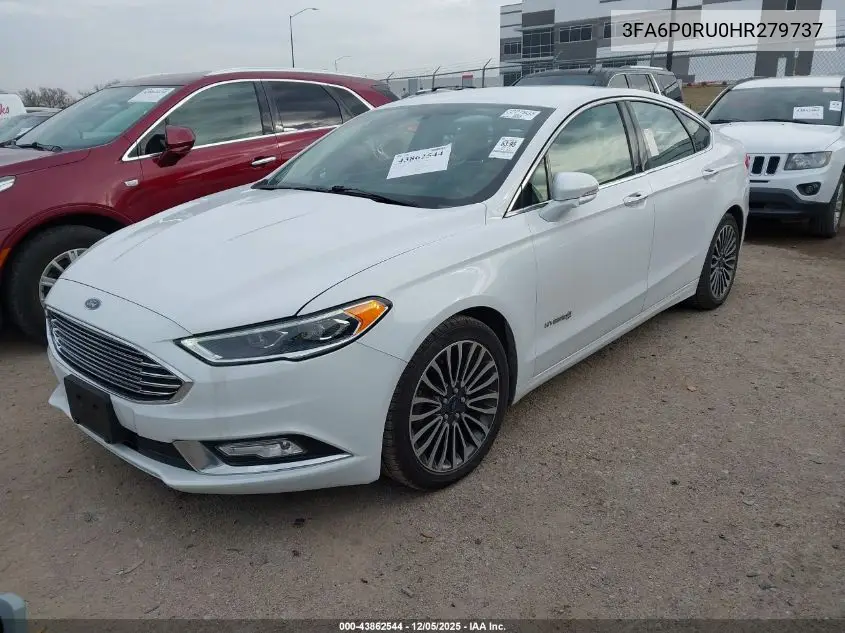 3FA6P0RU0HR279737 2017 Ford Fusion Hybrid Titanium