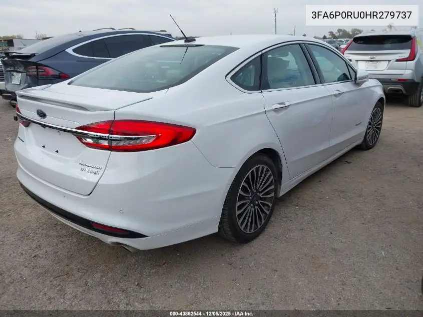 3FA6P0RU0HR279737 2017 Ford Fusion Hybrid Titanium