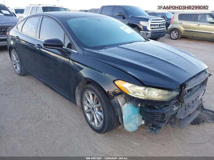 3FA6P0HD3HR299062 2017 Ford Fusion Se