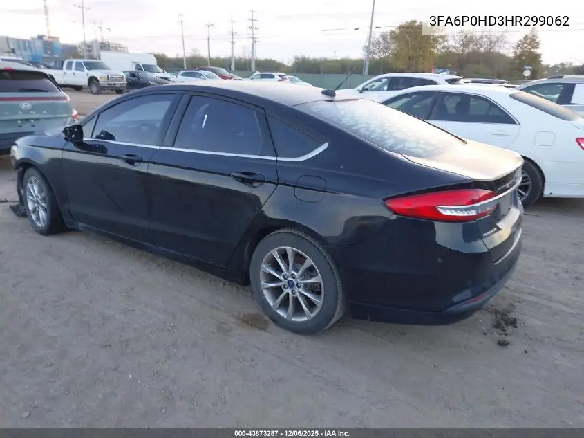 3FA6P0HD3HR299062 2017 Ford Fusion Se