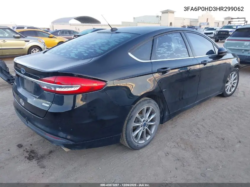 3FA6P0HD3HR299062 2017 Ford Fusion Se