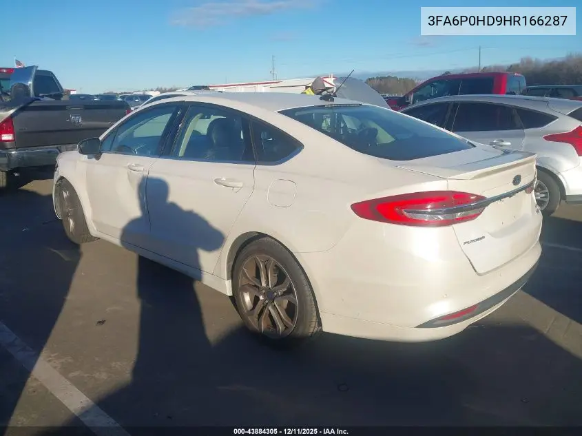 3FA6P0HD9HR166287 2017 Ford Fusion Se