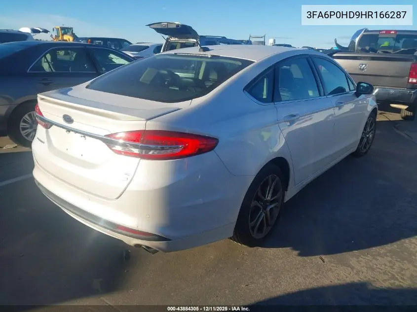 3FA6P0HD9HR166287 2017 Ford Fusion Se