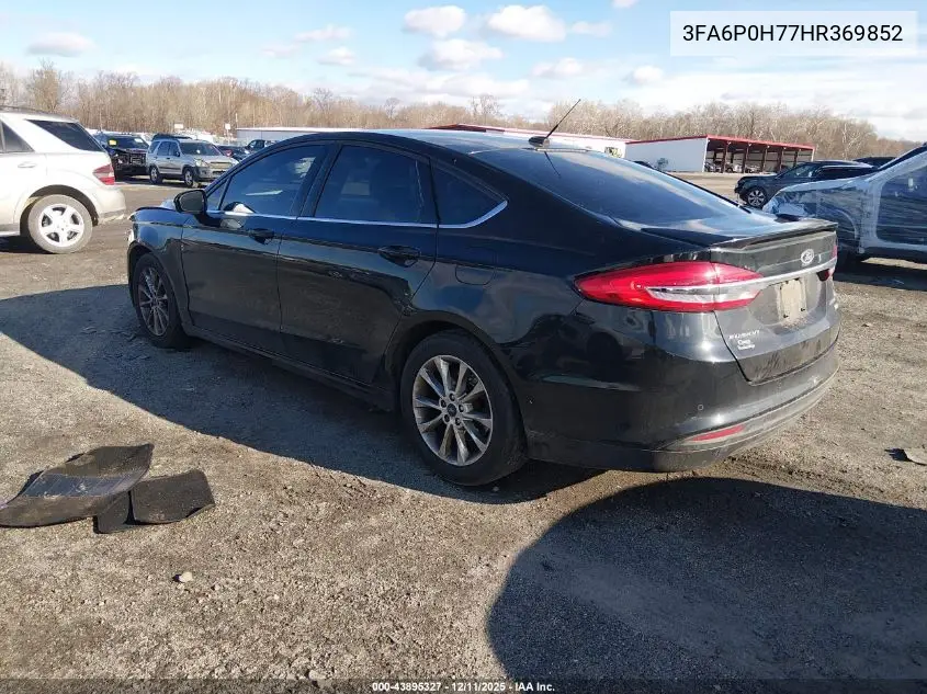 3FA6P0H77HR369852 2017 Ford Fusion Se