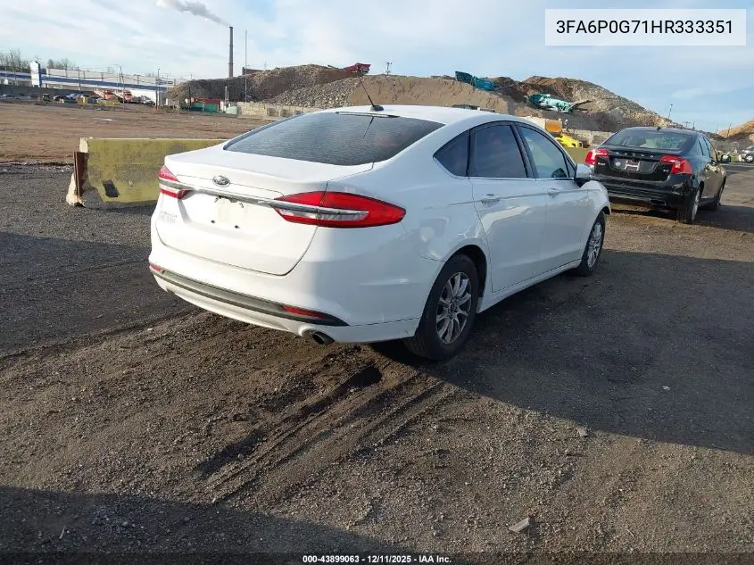 3FA6P0G71HR333351 2017 Ford Fusion S
