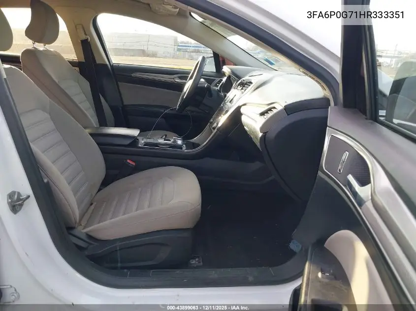3FA6P0G71HR333351 2017 Ford Fusion S