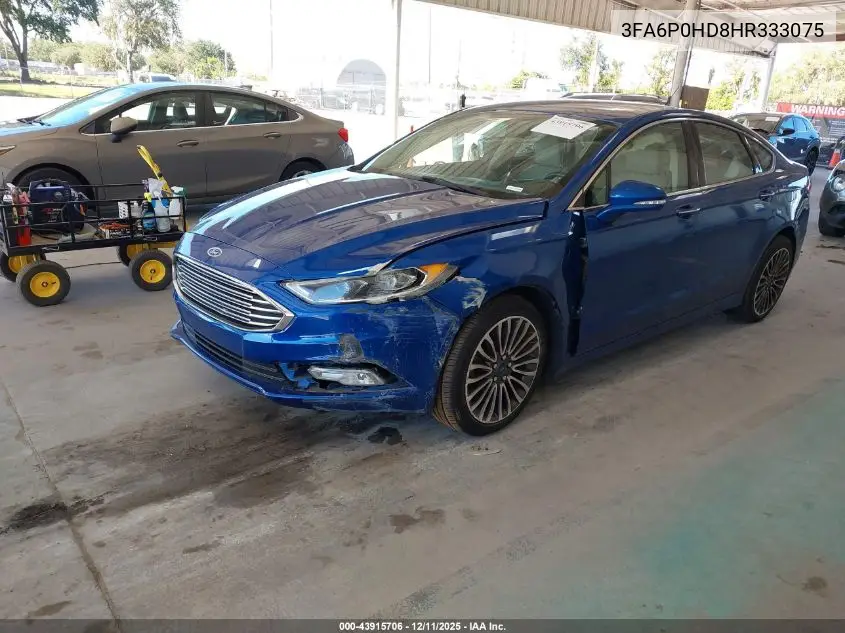 3FA6P0HD8HR333075 2017 Ford Fusion Se