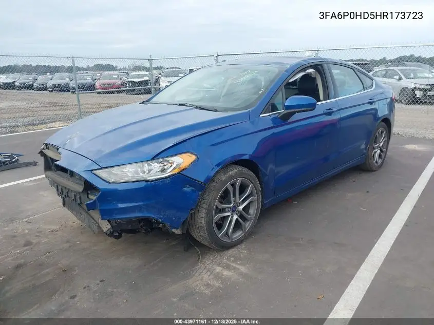 3FA6P0HD5HR173723 2017 Ford Fusion Se