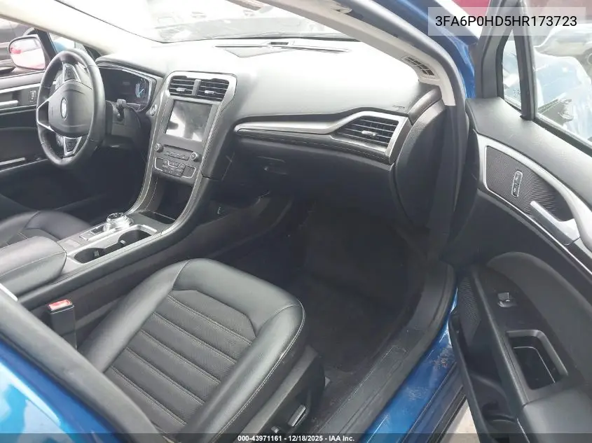3FA6P0HD5HR173723 2017 Ford Fusion Se