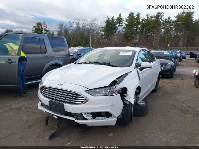 3FA6P0HD8HR362382 2017 Ford Fusion Se