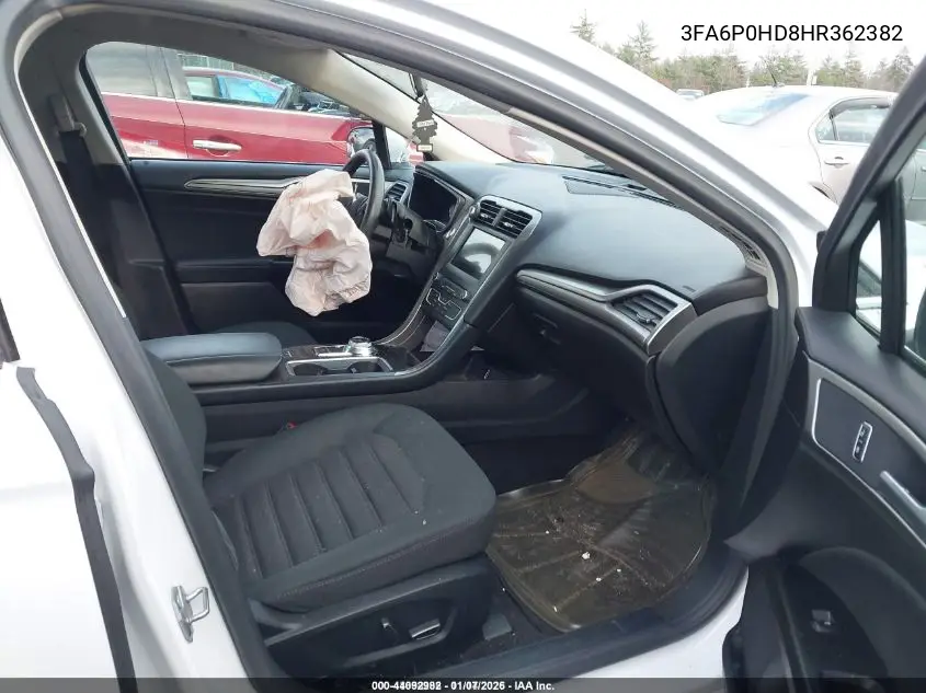 3FA6P0HD8HR362382 2017 Ford Fusion Se