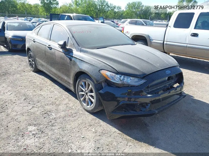 3FA6P0H75HR372779 2017 Ford Fusion Se