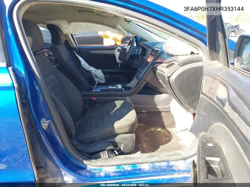 3FA6P0H7XHR353144 2017 Ford Fusion Se