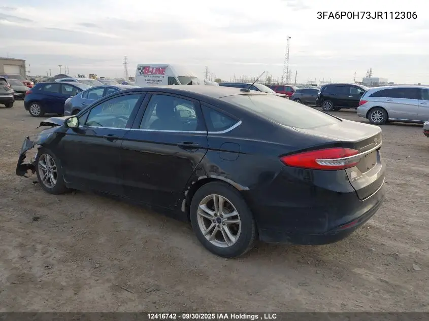 3FA6P0H73JR112306 2018 Ford Fusion Se