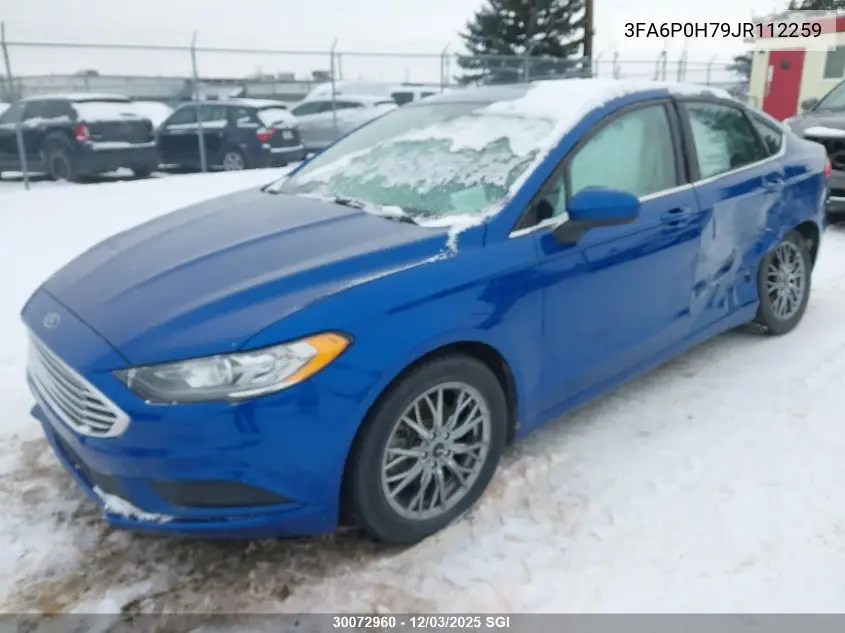 3FA6P0H79JR112259 2018 Ford Fusion Se