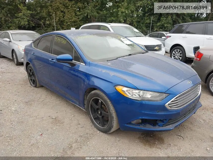 3FA6P0H78JR146399 2018 Ford Fusion Se