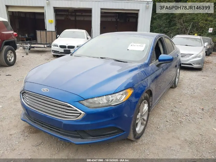 3FA6P0H78JR146399 2018 Ford Fusion Se